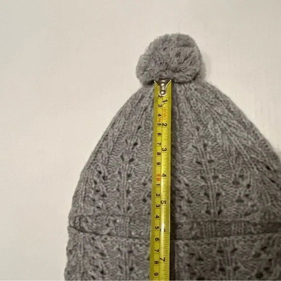 Luxton S-M 91%Wool 9%Cashmere Knit Balaclava Hood Scarf Hat Gray/Great Gift main image 8